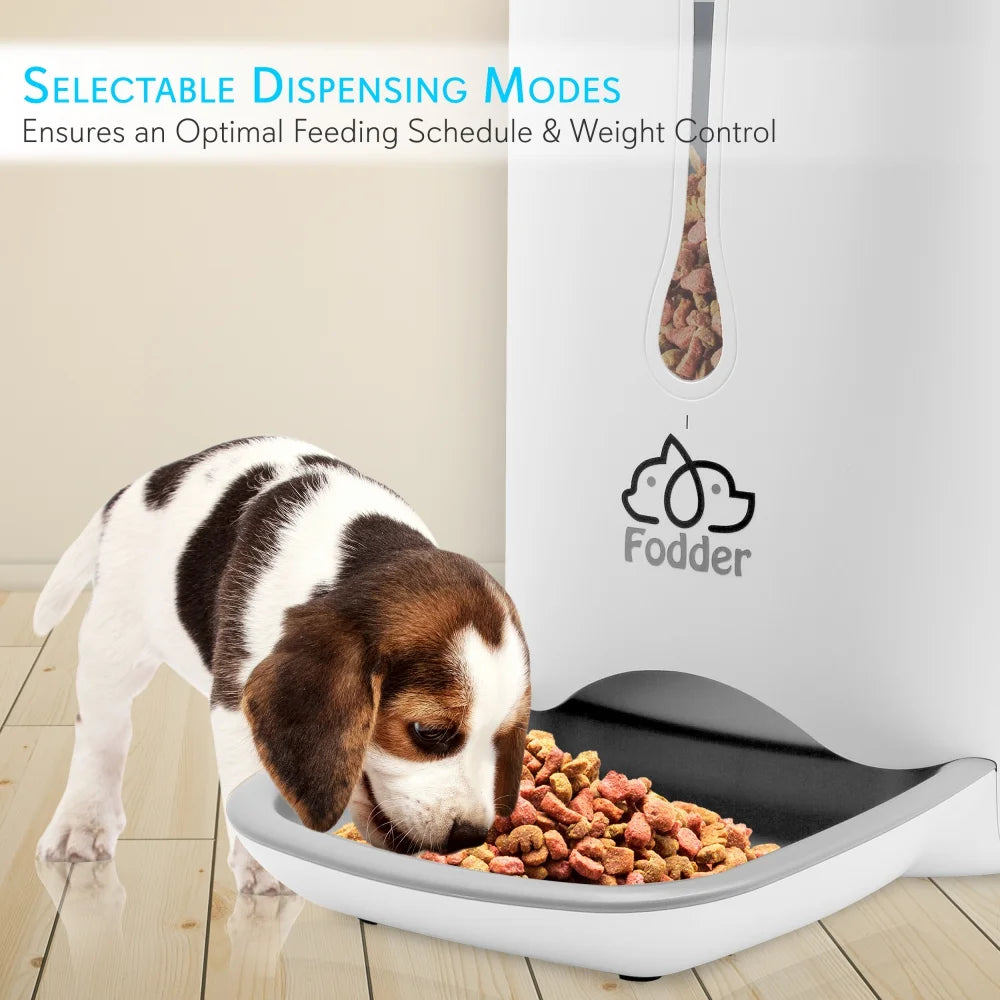 SLAPF30 - Intelligent Automatic Pet Food Dispenser with Digital Features and Voice Message Playback