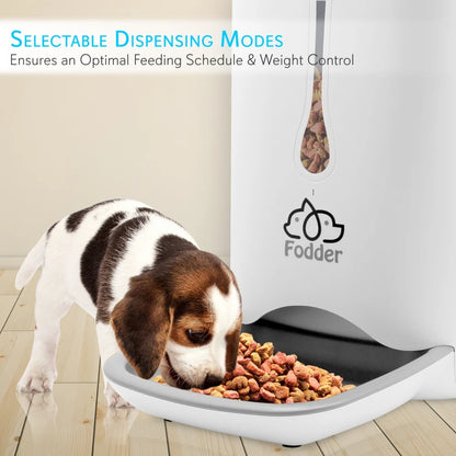 SLAPF30 - Intelligent Automatic Pet Food Dispenser with Digital Features and Voice Message Playback