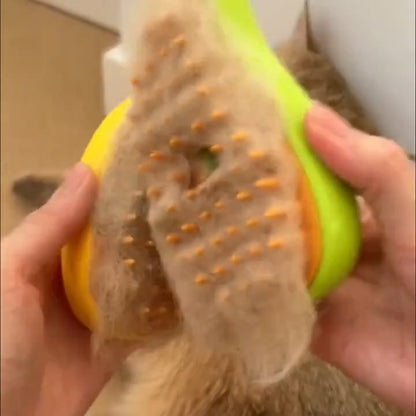 Rechargeable Hot Steam Grooming Brush for Cats and Dogs - Effortless Shedding Hair Spray Solution